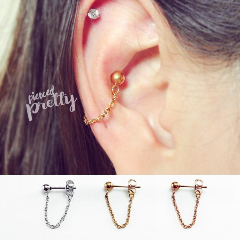 Stainless steel helix earrings clearance