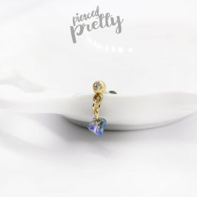 tragus labret earring 20g 316l 16g multicolor ear