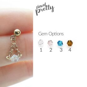 tragus cartilage 16g 20g